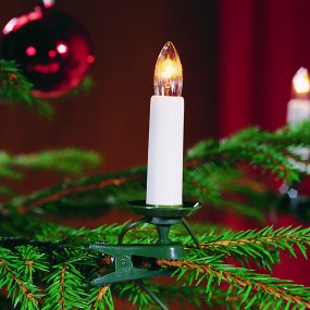 Weihnachtsbaumbeleuchtung warmweiß 25LED 12m Weiß Von Konstsmide - Diese klassische Weihnachtsbaumbeleuchtung mit 25 wei&szlig;en Lichtern taucht den Baum in ein stimmungsvolles, warmwei&szlig;es Licht.
