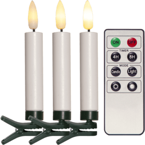 Flamme 10LED Grün Von Star Trading - Die Lichter werden mit 11 AAA-Batterien betrieben (nicht im Lieferumfang enthalten).