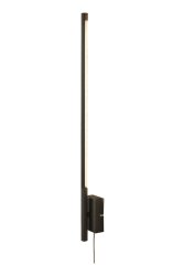 Stecco 65cm Schwarz wandlampe Von Aneta Lighting - Die Wandleuchte STECCO aus schwarz lackiertem Metall passt an schmale Wände ebenso gut wie an etwas größere.