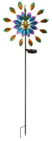 Wind Mehrfarbig solarleuchte Von Globo Lighting - En unik och livfull dekoration som ger tr&auml;dg&aring;rden en extra touch av f&auml;rg och elegans!