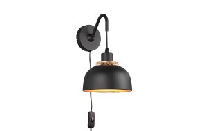 Punch 30cm Schwarz wandlampe Von Trio Lighting - 