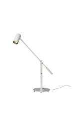 Concord 58cm Weiß schreibtischlampe Von Aneta Lighting - Sowohl der Lampenkopf als auch der Arm lassen sich verstellen, sodass Sie das Licht ganz einfach dorthin lenken können, wo Sie es möchten.