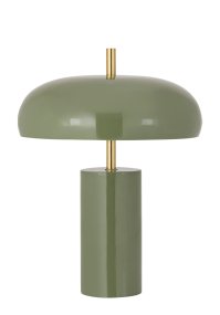 Lex 40cm Grün tischlampe Von Alde & Lind - Im Lieferumfang enthalten sind ein 2 m langes schwarzes Kabel, ein Netzschalter und ein Netzstecker.