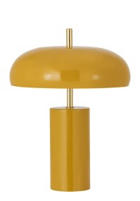 Lex 40cm Gelb tischlampe Von Alde & Lind - Im Lieferumfang enthalten sind ein 2 m langes schwarzes Kabel, ein Netzschalter und ein Netzstecker.