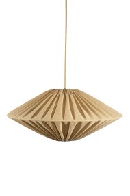 Figo Lampenschirm Ohne Aufhängung Ø58 Sand hängelampe Von Alde & Lind - Der Deckenlampenschirm Figo hat eine straffe Form, in der der Stoff weich f&auml;llt.