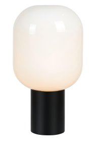 Brooklyn 44cm Schwarz tischlampe Von Markslöjd - Der Schirm l&auml;sst ein angenehmes Licht durch, das nicht blendet.