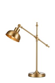 Grimstad 56cm Messing schreibtischlampe Von Markslöjd - Perfekt als Schreibtischlampe oder Nachttischlampe, verleiht sie eine romantische Atmosphäre und bildet einen schönen Kontrast zum Schreibtisch oder Nachttisch.