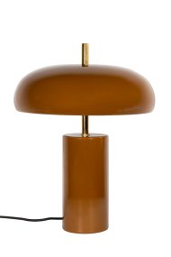 Lex 40cm Braun tischlampe Von Alde & Lind - Im Lieferumfang enthalten sind ein 2 m langes schwarzes Kabel, ein Netzschalter und ein Netzstecker.