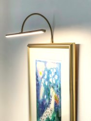 Miro 40cm Antiquität Von Aneta Lighting - Miro ist die perfekte Akzent- und Bildbeleuchtung in antikem Metall.