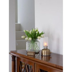 Frida 22cm Messing tragbare Von PR Home - Sie schafft eine warme und stimmungsvolle Atmosph&auml;re mit einer Farbtemperatur von ca.