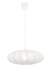 Mamsell Ø45 Weiß hängelampe Von Aneta Lighting - Die Deckenleuchte Mamsell ist mit fein plissiertem Stretchstoff bespannt, der für ein angenehmes, leicht gedämpftes Licht sorgt.