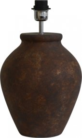 Casagrande 54cm Dunkle Terrakotta Von Hallbergs - Die runde Form und die dunkle Terrakottafarbe schaffen eine schöne Atmosphäre im Raum.