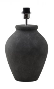 Casagrande 54cm Dunkelgrau Von Hallbergs - Die runde Form und die dunkelgraue Farbe, die Beton imitiert, schaffen eine schöne Atmosphäre im Raum.