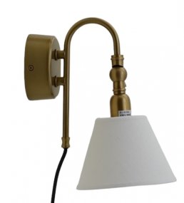 Zodiac Oxid leselampe Von Hallbergs - Zodiac ist eine elegante Wandleuchte aus Metall mit Oxidoberfl&auml;che.