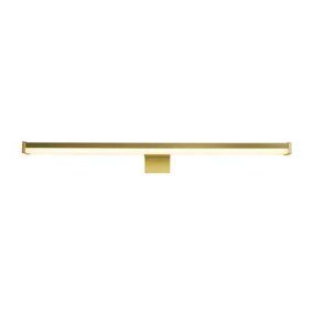 Kos 40cm Gold badezimmerlampe Von Searchlight - Mit ihrem klaren und eleganten Design spendet diese goldfarbene Badezimmerleuchte genau die richtige Lichtmenge und verleiht Ihrem Badezimmer ein modernes Ambiente.