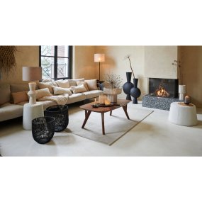 Ayla 60cm Cremeweiß lampenfuß Von Light & Living - 