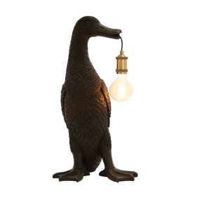 Duck 65cm Schwarz tischlampe Von Light & Living - 