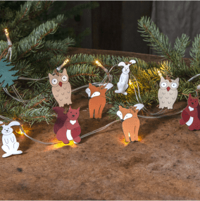 Lichterkette Forest Friends 1,8m Mehrfarbig Von Star Trading - Lichterkette f&uuml;r den Innenbereich verziert mit 10 Holzfiguren in sch&ouml;nen Farben.