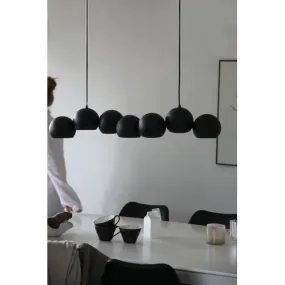 Cupolo 100cm Schwarz hängelampe Von Markslöjd - Die Lampe ben&ouml;tigt 7 Lichtquellen mit einem kleinen Sockel (E14) von 40 W oder &auml;hnlich in LED, nicht im Lieferumfang enthalten.