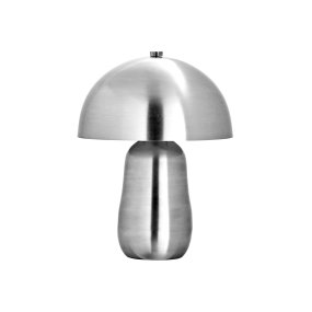 Roomie 33cm Gebürstetes Silber tischlampe Von House Doctor - Modern und stilvoll auf dem Schreibtisch, eine pers&ouml;nliche Note auf dem Nachttisch oder als dekoratives Detail im Wohnzimmer &ndash; die Leuchte wertet jeden Raum mit subtiler Finesse auf.