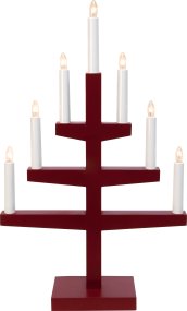 Trapp ROT Von Star Trading - Stellen Sie den Kerzenst&auml;nder beispielsweise ins Fenster und sorgen Sie so f&uuml;r eine wundervolle Adventsstimmung in Ihrem Zuhause.