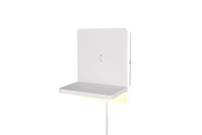 Fairfield 20cm Weiß wandlampe Von Trio Lighting - Die FLEXconnect-Funktion ermöglicht sowohl eine Festinstallation als auch die Installation mit Kabel und Wandstecker.