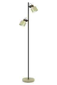 City 2 Grün/schwarz stehlampe Von Aneta Lighting - Die Stehleuchte City besticht durch ihr modernes und stilvolles Design in einer eleganten Kombination aus Schwarz und Gr&uuml;n.
