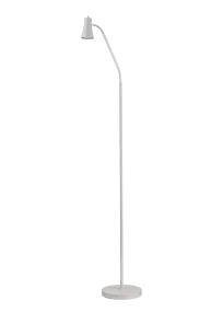 Boden Weiß stehlampe Von Aneta Lighting - Die Stehleuchte Boden besticht durch ihr stilvolles und funktionales Design und eignet sich perfekt als Leselampe neben dem Sofa oder dem Lieblingshocker.