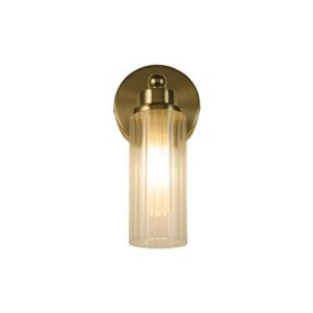 Imperial 22cm Messing badezimmerlampe Von Searchlight - Dank IP44-Schutzart eignet sich die Leuchte auch perfekt f&uuml;r Feuchtr&auml;ume wie Badezimmer und K&uuml;chen.