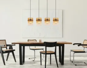 Gorley 110cm Bernstein Von Globo Lighting - Gorley&nbsp;takpendel kombinerar elegant design med h&ouml;g funktionalitet och blir en sofistikerad inredningsdetalj i ditt hem.