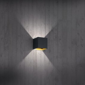 Louis 10cm Schwarz wandlampe Von Trio Lighting - 