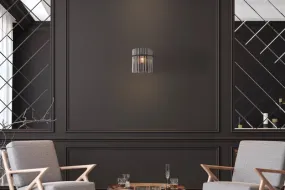 Gorley 26cm Rauchfarben wandlampe Von Globo Lighting - Gorley &auml;r en elegant och sofistikerad v&auml;gglampa med en imponerande arkitektonisk design.