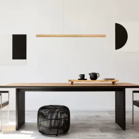 Dentsy 120cm Kupfer hängelampe Von Globo Lighting - Med den smidiga touchknappen f&ouml;r av/p&aring; och den stegl&ouml;sa touchdimmern kan du enkelt justera ljusstyrkan efter &ouml;nskem&aring;l.