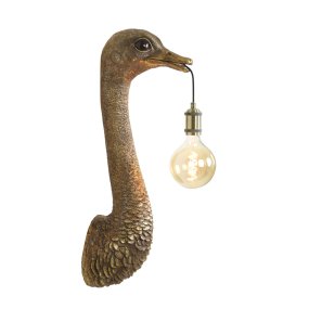 Ostrich 72cm Bronze wandlampe Von Light & Living - 