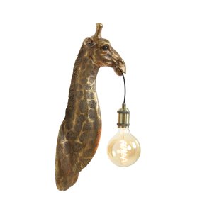 Giraffe 60cm Bronze wandlampe Von Light & Living - 