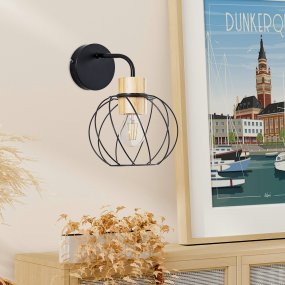 Mallow Ø20 Mattschwarz wandlampe Von Brilliant - Diese Lampe eignet sich perfekt als dekorative Beleuchtung in verschiedenen Räumen und sorgt für eine warme und einladende Atmosphäre.