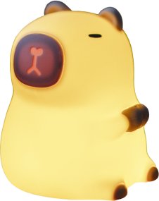 Capybara Weiß kinderlampe Von Star Trading - Capybara ist eine bezaubernde Nachtlampe, die ein sanftes und angenehmes Licht verbreitet.