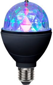 Disco Schwarz kinderlampe Von Star Trading - Lampe mit rotierendem Licht, die Disco-Atmosphäre schafft!