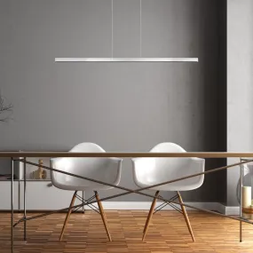 Dentsy 120cm Stahl hängelampe Von Globo Lighting - Med den smidiga touchknappen f&ouml;r av/p&aring; och den stegl&ouml;sa touchdimmern kan du enkelt justera ljusstyrkan efter &ouml;nskem&aring;l.