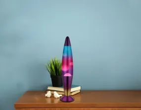 Etna Mehrfarbig kinderlampe Von Globo Lighting - Etna &auml;r en fascinerande lavalampa med klar v&auml;tska och vitt vax som sm&auml;lter l&aring;ngsamt och skapar hypnotiska ljuseffekter.