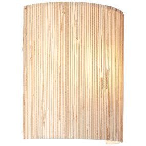 Wimea 26cm Natur wandlampe Von Brilliant - Sie eignet sich perfekt als Zusatzbeleuchtung im Flur, Wohn- oder Schlafzimmer und schafft eine warme und wohnliche Atmosphäre.