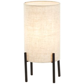 Fairhill 30cm Beige tischlampe Von Brilliant - Die Fairhill Tischleuchte eignet sich perfekt für eine stimmungsvolle Beleuchtung in Ihrem Wohnzimmer.