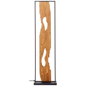 Chaumont Holz stehlampe Von Brilliant - Ausgestattet ist die Leuchte mit energieeffizienter und langlebiger LED-Technik und einem praktischen Fußschalter, der ein bequemes Ein- und Ausschalten per Fuß ermöglicht.