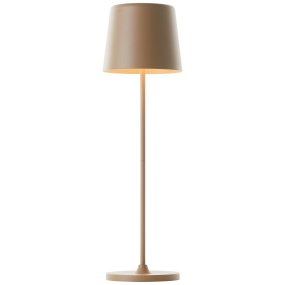 Kaami 37cm Matter Cappuccino tragbare Von Brilliant - Mit seiner hohen IP44-Einstufung ist es wetterfest und perfekt f&uuml;r den Au&szlig;en- und Innenbereich geeignet.
