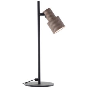 Cadiz 42cm Mattschwarz schreibtischlampe Von Brilliant - Die Tischlampe Cadiz ist eine moderne und stilvolle Lampe, die perfekt in alle zeitgenössischen Inneneinrichtungen passt.