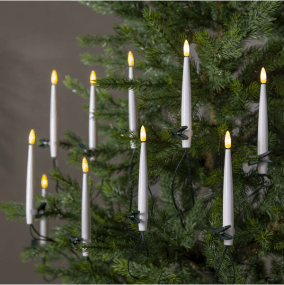 Flamme 16LED Grün Von Star Trading - Das Batteriefach ist mit einer Timerfunktion ausgestattet (6 Stunden an, 18 Stunden aus, wiederholend).