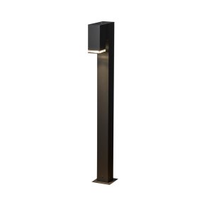 Pollux 100cm Schwarz pollarleuchten Von Konstsmide - Verleihen Sie Ihrem Garten oder Ihrer Terrasse mit dieser eleganten Pfostenleuchte aus schwarzem Aluminium eine moderne Note.