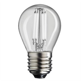 LED E27 Kugellampe 2W 2700K Dimmbar Transparent Von Unison - 