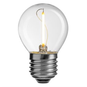 LED E27 Kugellampe 1W 2700K Transparent Von Unison - 