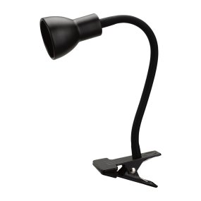 Saga Schwarz klemmlampe Von Oriva - Mit dem praktischen Clip können Sie die Lampe ganz einfach an Ihren Tischen, Regalen oder Kopfteilen befestigen und so gezielt dort Licht spenden, wo Sie es am meisten brauchen.